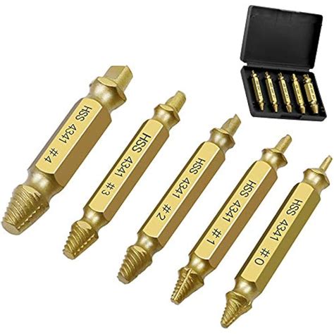 The MILWAUKEE® 4PC M2 Steel Screw Extractor Set is a complete solution, featuring a double-ended bit design, for easy removal of stripped screws and rounded ...